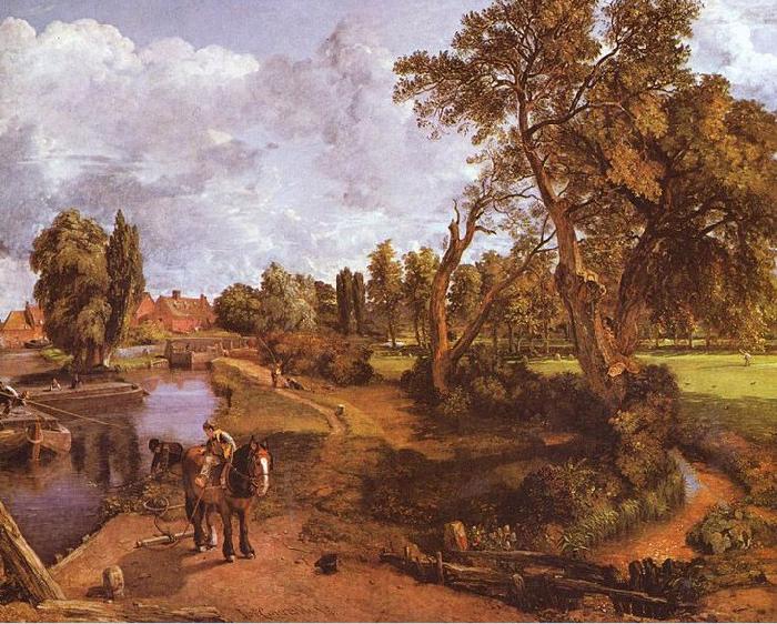 John Constable Das Haus des Admirals in Hampstead oil painting image
